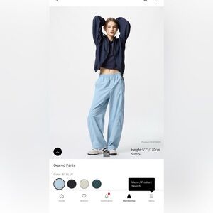 Uniqlo Light Blue Women's Pants